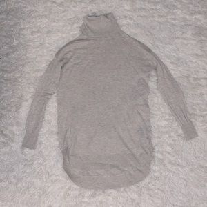 H&M Tan Turtle Neck Sweater Tunic Dress Size XS